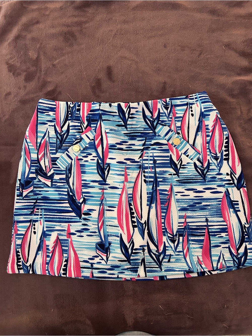 Cappagallo Isabel Skort Seaglass Sz Large
